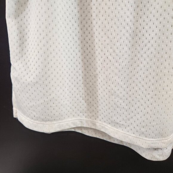 White Nike Mesh Running T-Shirt Womens Medium - Picture 3 of 12